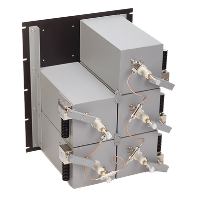 Combinador 440-512 MHz, para 5 Canales, 125 Watt, 200 KHz (min.) de Sep. Tx-Tx, 2 Circ. N Hembra.