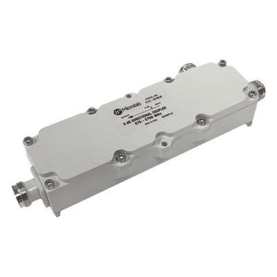 Acoplador direccional 6dB 575-2700MHz 300W - 161 dBc 4.3 - 10 IP67