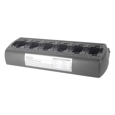 Multicargador rápido (6 Cavidades) de escritorio para radio Motorola APX6000XE/7000/XE/8000/XE/ para baterías NNTN7034/7038  