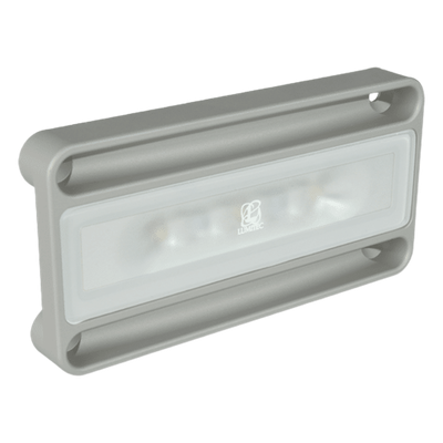 Luz led marina utilitaria NevisLT, emite luz color blanco de 1000 lúmenes, fabricado bajo norma de protección IP67.