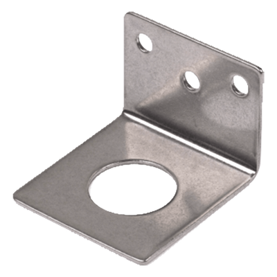 Montaje tipo "L" con perforación 3/4"