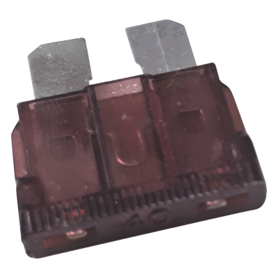 Fusible tipo Automotriz Guinda de 40 Amperes. 