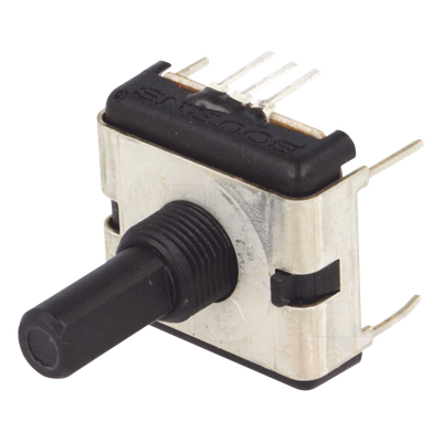 Potenciómetro Cuadrado de 22 mm, 5 k Ohm, 3/4 Watt, 1 Vuelta, para Montaje en Panel del Monitor de Servicio R2600-D.