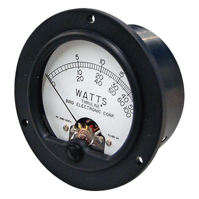 Carátula-Medidor de Reemplazo para Wattmetro BIRD 43.
