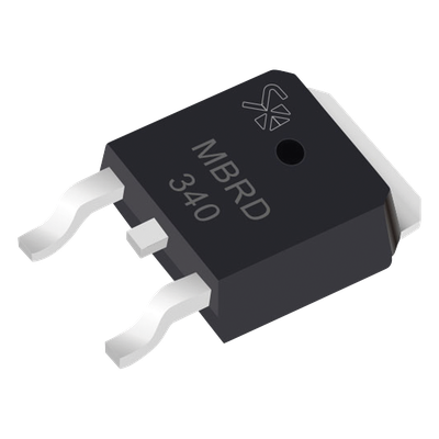  Diodo Rectificador Schottky, 3 Amp., 40 PIV, para SMD, Montaje DPAK, Tipo Anodo Dual.