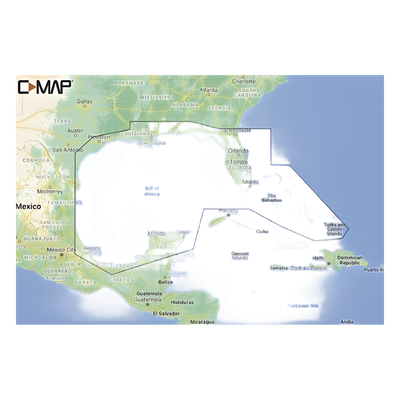 M-NA-Y204-MS C-MAP REVEAL del Golfo de México y Bahamas