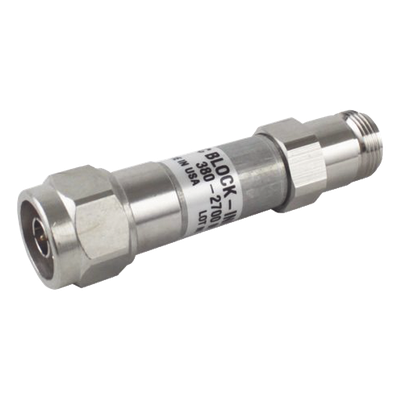 BLOQUEADOR DE DC 250-2700MHz 500W/3kV -164dBc TIPO N IP65 .