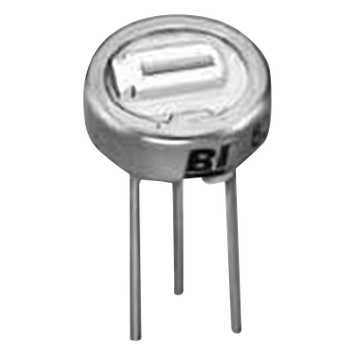 Potenciómetro Trimmer 200 Ohm, 6.35 mm, 1 Vuelta, 1/2 Watt.