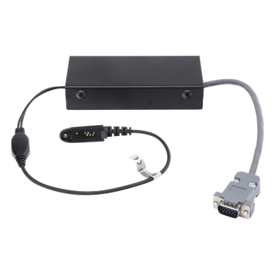 Interfaz de conexión para radio Kenwood y sistemas PoC / Compatible con radio TE320 / Gabinete metálico / Conector DB15