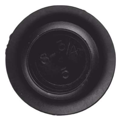 Tapón de plástico para perforación de 3/4"
