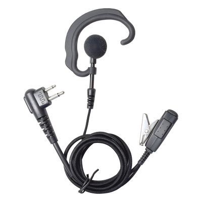 Micrófono Audífono de Solapa Estilo Gancho / CABLE FIBRA TRENZADA KEVLAR ULTRA RESISTENTE Pararadios GP300/SP50/P1225/PRO3150/EP450/EP350/MAG ONE/RDU2020/XV2600 y TC-500/518/600/610/620/700/1600/700EX