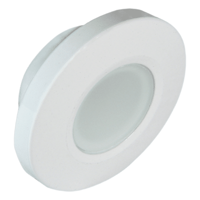 Luz led marina serie Orbit , emite luz de colores blanco, rojo y azul de 210 lúmenes, para uso interior o exterior, fabricado bajo norma de protección IP67.