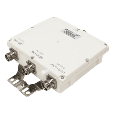 TRIPLEXOR 700+850/PCS+AWS/WCS+BRS 250W -161dBc 4.3-10 IP67 .