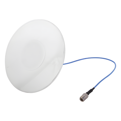 Antena plana traslucida DAS para techo, 698-2700 MHz, bajo PIM, N Hembra.