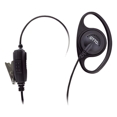 Micrófono-Audífono tipo Anillo, Cable con 40 lbs de Resistencia. KENWOOD NX-340/320/420, TK-3230/3000/3402/3312/3360/3170