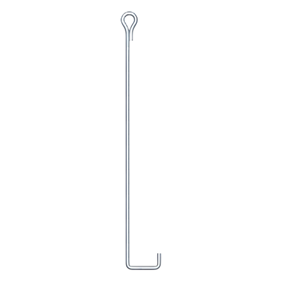 Ancla de Suelo con Ojo de Llave Ø 3/4" x 150 cm, Galvanizado por Inmersión en Caliente.
