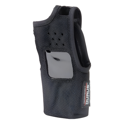 Funda de Nylon, lazo-cinto, capuchón auto-adherible / botones y visor frontal / IC-F3021, IC-F3031, IC-F3230.