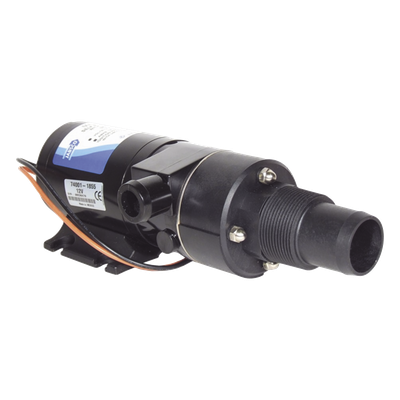Bomba maceradora de 12 Vcd para manguera de entrada con orificio de 38 mm (1½”), manguera de descarga con orificio de 25 mm (1”)