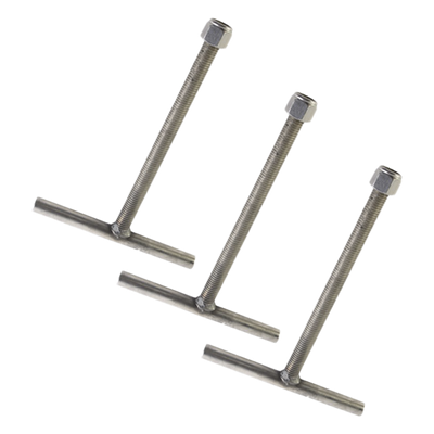 Juego de 3 Anclas con galvanizado por inmersión en caliente. Compatible con SBA60.