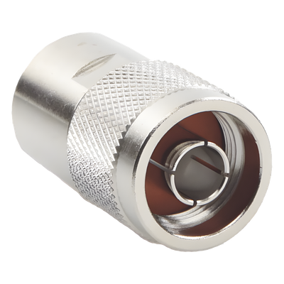 Conector N Macho de Rosca en Cables con Conductor Central AWG-11 ó 13 tipo RG-213/U (8267), RG-214 (8268), RG-8/U (8237), Niquel/ Oro/ Teflón.