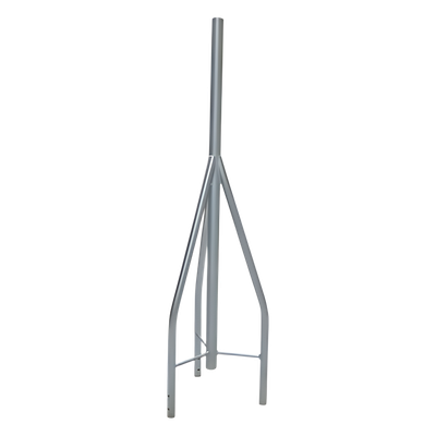 Tramo de Remate / Copete, tubo industrial 1 1/4" con tubo central 2 3/8" galvanizado por inmersión en caliente.