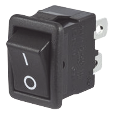 Interruptor Rocker DPST On-Off,  250 Vca.,10 Amp.,