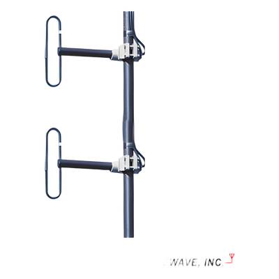 Antena Base UHF, 2 Dipolos, 406-512 MHz, 500 W, N Macho.