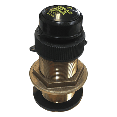 Transductor de bronce Thru Hull, mide temperatura, velocidad, y profundidad.