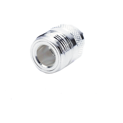 Conector N Hembra de Anillo Plegable para Cables RG-58/U, Níquel/ Oro/ Teflón.
