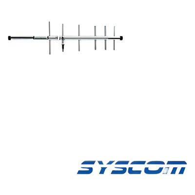 Antena Base, Direccional, Rango de Frecuencia 896 - 970 MHz (Yagi 6 elementos).