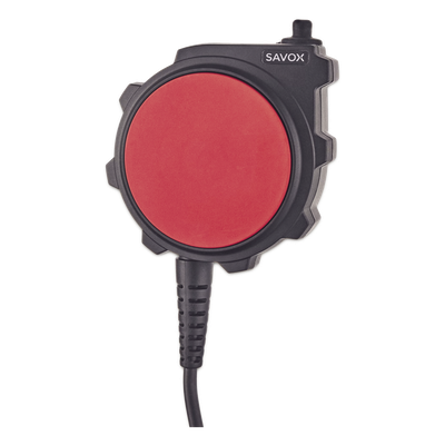 Unidad de Control PTT Savox C-C440 / Compatible con Radio de Dos Vías / Botón PTT Extra Grande / Soporte para Cascos Savox / IP66-IP67 / Botón de Emergencia Opcional