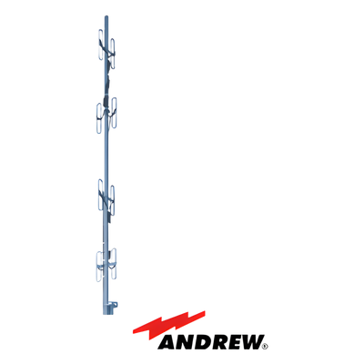 Antena base de 8 Dipolos, 450 - 470 MHz, resistente a humedad y diseño robusto