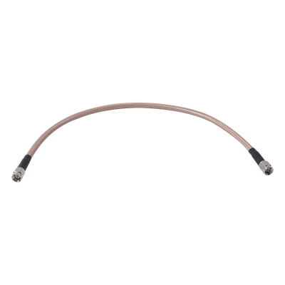 Jumper con Cable RG-142 con Conectores SMA Macho/SMA Macho de 30 cm (11.81 pulgadas).