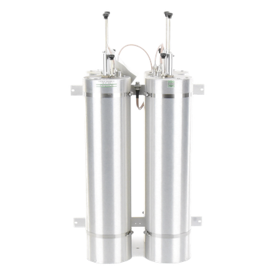 Duplexer Pasa Banda-Rechazo de Banda, 144-174 MHz, 4 Cavidades de 6.625" Diámetro, 500 KHz, 400 Watt, BNC Hembras.