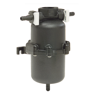 Mini tanque acumulador con capacidad de hasta 0.65 litros. 
