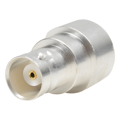 Adaptador UNIDAPT Hembra a BNC Hembra. Plata / Oro / Teflón.