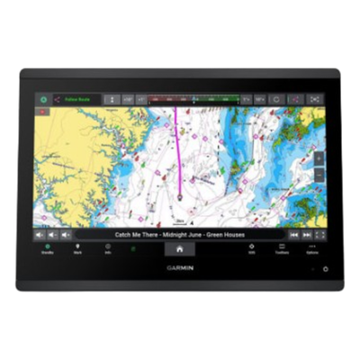 Plotter de Navegación Marina GPSMAP® 1623 / Pantalla Táctil FHD IPS 15.6" / GPS + GLONASS + Galileo / Compatible con NMEA 2000 y 0183 / IPX7 / 2 Tarjetas microSD / 5000 Waypoints / 50 Tracks Guardados / 100 Rutas / Compatible con AI