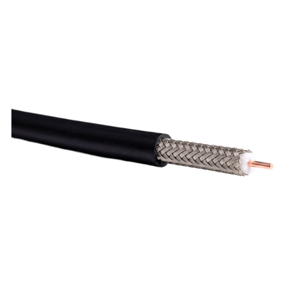 Carrete de 305 Metros (1000 Pies) de Cable Coaxial Tipo RG-58, Conductor de Cobre Sólido 