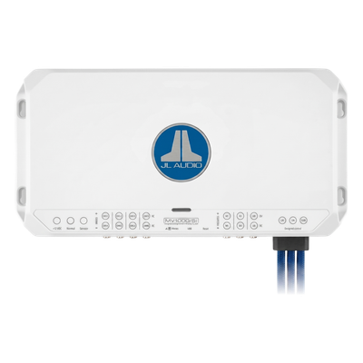 JL Audio® MVi / Amplificador Náutico de 5 Canales / 1000 W RMS / Clase D / Arquitectura MVi / Diseño Marino Resistente a la Corrosión / Aplicaciones de Audio de Alta Fidelidad en Embarcaciones