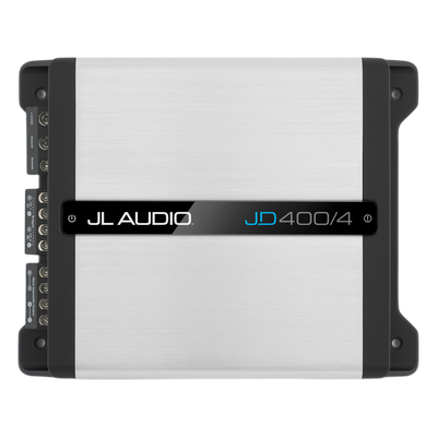 JD400/4 Amplificador de Rango Completo para Coche / 4 Canales / 400 W / Clase D / JL Audio JD Series