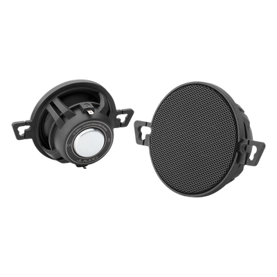 Componentes con Tweeters de Rango Medio de 3.5 Pulgadas / RMS 35W / Potencia 10-50W / Frecuencia 450Hz-20KHz±3dB / HPF 450Hz / Impedancia 4 ohm 