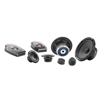  JL Audio® C6 / Cara Audio / Sistema de Altavoces de Componentes de Tres Vías de 6.5 Pulgadas / Potencia RMS 100W / Sensibilidad hasta 96 dB / Cono Polipropileno Mineral / Conectores de Pala / 4 ohm /