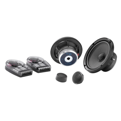 JL Audio® C6 / Car Audio / Sistema de componentes de dos vías de 6.5″ / Sensibilidad hasta 96 dB / Impedancia 4Ω / Conos de Polipropileno Mineral / Rejillas Incluidas / Conectores de Pala / Montaje Empotrado y en Superficie