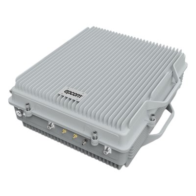 (HASTA 3 KILÓMETROS) Amplificador de Señal Celular TRI Banda / 2G, 3G, 4G y Llamadas / 20 Watts de Potencia / Ganancia DL 95 dB / Amplía la Cobertura Celular a Área Rural / IP65 Exterior