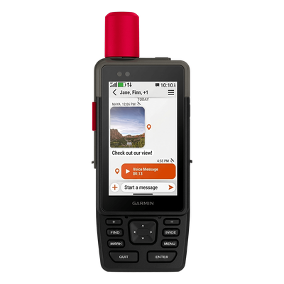 GPS Táctico Multifuncional H1i Plus / Pantalla TFT Transflectiva 3.5" / Multibanda / GPS+Galileo+BeiDou+QZSS+IRNSS / Cámaras Frontal 5MP + Trasera 8MP / IP67 MIL-STD-810 / Batería 48h inReach / 64GB Memoria