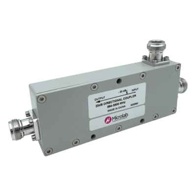 Acoplador Direccional / 694-3800 MHz / 300W / N hembra / 20 dB / PIM < -155 dBc / IP65 / Bajo Pérdida