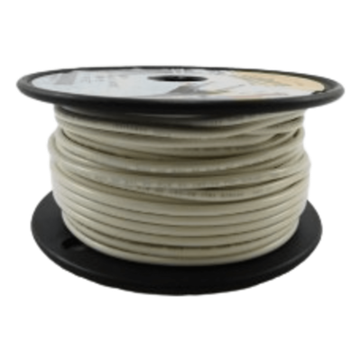 Cable Eléctrico calibre 14 en color blanco / UL 1015-1230 / 600 Volts / 105°C Seco 75°C Húmedo / Cobre Estañado Clase K / Aislante PVC Retardante de Llama VW-1 / Resistente a Humedad Abrasión Ácido Combustible Di