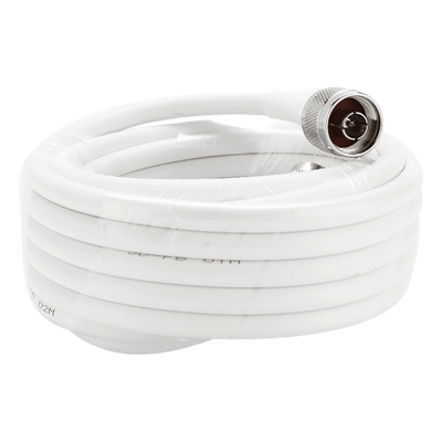 Jumper Coaxial con Cable Epcom295 | Conector N Macho en los Extremos | 15 Metros (49.21 Pies) de Longitud.