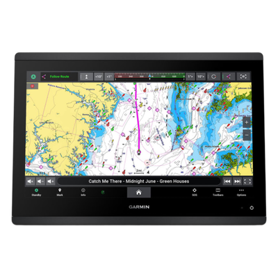 Plotter de Navegación GPSMAP 1623xsv / Pantalla Táctil IPS 15.6" Full HD / Salida de sonda CHIRP 1 kW con ClearVü y SideVü / Compatibilidad LiveScope y Panoptix / Conectividad NMEA 2000 y 0183 / IPX7 Resistente al Agua / Dual 