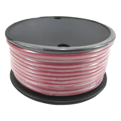 Rollo de cable grado marino calibre 14 en color rojo de 100 pies (30.48 m).
